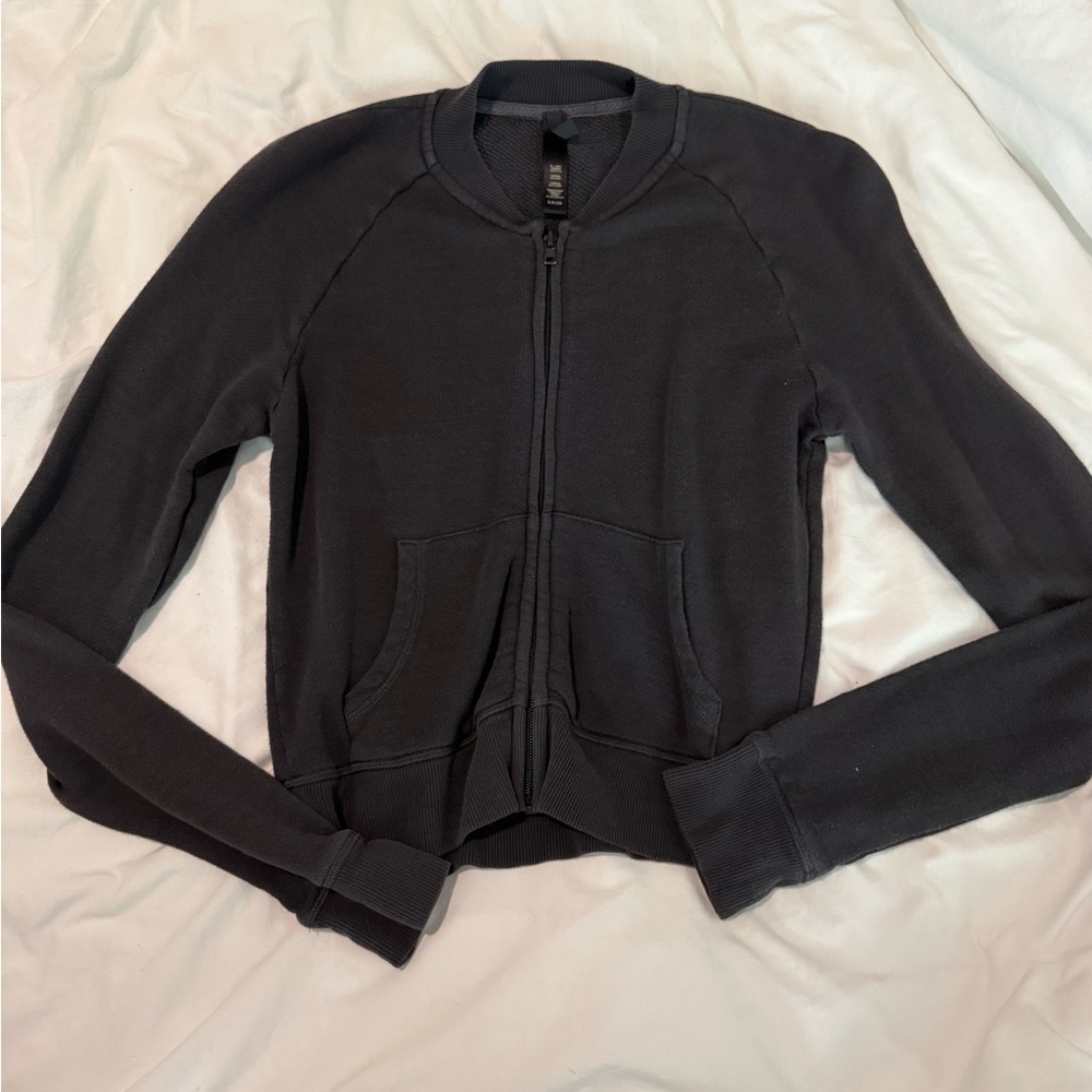 SKIMS Charcoal Gray Women's Hoodie